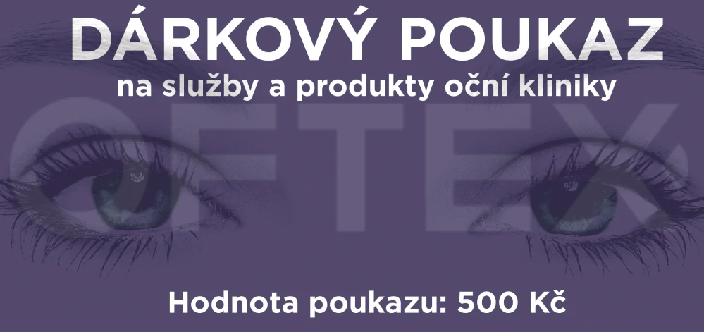 Dárkový poukaz v hodnotě 500 Kč